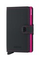 Secrid portfel skóra licowa czarny MM.Black.Fuchsia