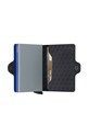 Кожен портфейл Secrid черен TOp.Titanium.Blue