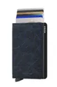 Кожаный кошелек Secrid тёмно-синий