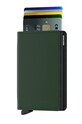 Шкіряний гаманець Secrid SM.GREEN.BLACK зелений ZA00