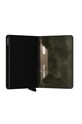 Accesorii Secrid Portofel de piele SV.OliveBlack verde
