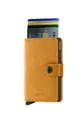 Secrid - Kožená peňaženka žltá