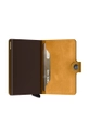 Secrid leather wallet  Material 1: Natural leather Material 2: Aluminum