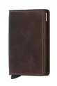 brązowy Secrid - Portfel skórzany Unisex