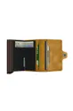 κίτρινο Secrid - Δερμάτινο πορτοφόλι