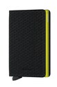 Secrid - Portofel de piele uni negru SD.Black