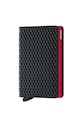 Secrid - Bőr pénztárca nappa bőr fekete SCu.Black.Red