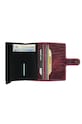 Accesorii Secrid portofel de piele MDM.Bordeaux rosu