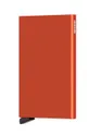 orange Secrid leather wallet Unisex
