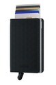 Шкіряний гаманець Secrid SOp.Black.Titanium чорний ZA00