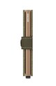 Кожаный кошелек Secrid MSa.Olive зелёный