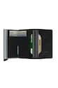 Secrid Portofel de piele negru SSt.LineaBlack