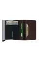 Secrid leather wallet  Aluminum, Natural leather