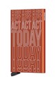 Secrid portofel Cardprotector Laser Orange uni portocaliu CLa.Act.Today.Orange