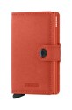 Кожаный кошелек Secrid Miniwallet Original Orange кожа оранжевый M.Orange