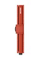 Кожаный кошелек Secrid Miniwallet Original Orange M.Orange оранжевый