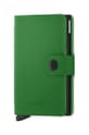 Secrid portofel de piele Miniwallet Matte Bright Green piele verde MM.Bright.Green