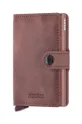рожевий Шкіряний гаманець Secrid Vintage Mauve Unisex
