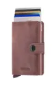 Кожаный кошелек Secrid Vintage Mauve розовый