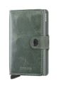 Secrid portofel de piele Miniwallet Vintage Sage piele verde MV.Sage