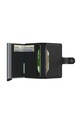 Akcesoria Secrid portfel skórzany Cubic Black-Titanium MCu.Black.Titanium czarny