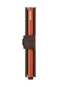 Secrid portofel de piele Optical Brown-Orange MOp.Brown.Orange maro