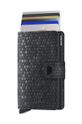 Secrid portofel de piele Miniwallet Hexagon Black MHe.Black negru ZA00