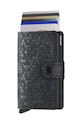 Secrid portofel de piele Miniwallet Hexagon Black MHe.Black negru ZA00