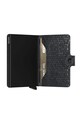 Кожаный кошелек Secrid Miniwallet Hexagon Black чёрный MHe.Black