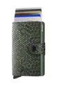 Шкіряний гаманець Secrid Miniwallet Hexagon Green зелений