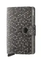 серый Кожаный кошелек Secrid Miniwallet Hexagon Grey Unisex