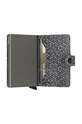 Kožená peněženka Secrid Miniwallet Hexagon Grey šedá MHe.Grey