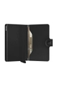 nero Secrid portafoglio Miniwallet Yard powder Black