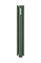 Usnjena denarnica Secrid Slimwallet Hexagon Green SHe.Green zelena