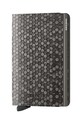 Кожаный кошелек Secrid Slimwallet Hexagon Grey мелкий узор серый SHe.Grey