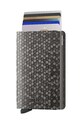 Secrid portofel de piele Slimwallet Hexagon Grey SHe.Grey gri ZA00