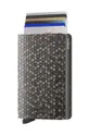 Кожаный кошелек Secrid Slimwallet Hexagon Grey серый