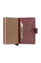 Secrid portofel de piele Miniwallet Sparkle Red rosu MSp.Red