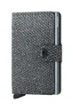strieborná Kožená peňaženka Secrid Miniwallet Sparkle Silver Unisex