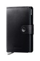 Кожен портфейл Secrid гладка кожа черен MDu.Black