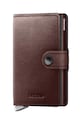 Secrid portofel de piele piele maro MDu.DarkBrown