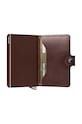 Secrid portofel de piele maro MDu.DarkBrown