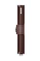 Secrid portofel de piele MDu.DarkBrown maro