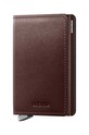 Шкіряний гаманець Secrid лицьова шкіра коричневий SDu.DarkBrown