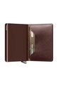 Шкіряний гаманець Secrid коричневий SDu.DarkBrown