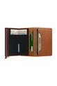 Akcesoria Secrid portfel skórzany SEl.Cognac brązowy