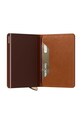 Secrid portfel skórzany brązowy SEl.Cognac