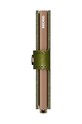 Кожаный кошелек Secrid MSt.Olive зелёный