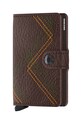 Peňaženka Secrid jemný vzor hnedá MSt.Linea.Espresso