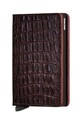 Кошелек Secrid мелкий узор коричневый SN.Brown